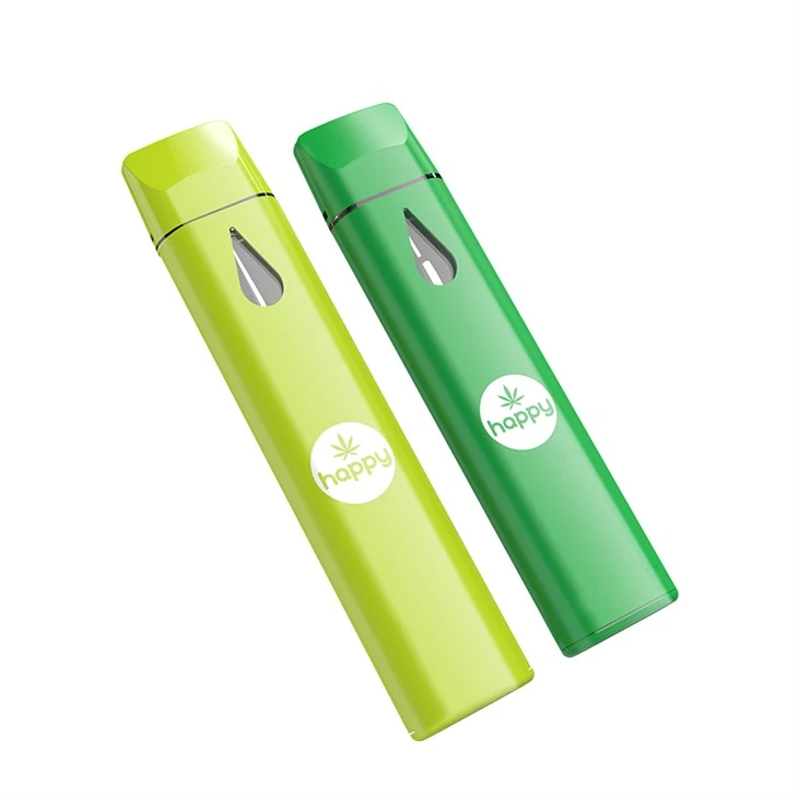 Cannabis Vape Hardware Manufacturer, 1.0ml kertakäyttöinen Vape Pen -laite elävälle hartsipaksuille öljyille